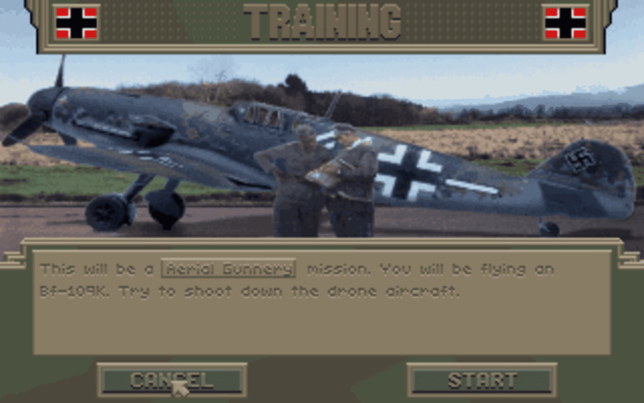 Gameplay screen of Aces Over Europe (5/8)