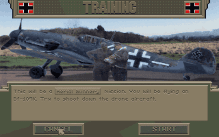 Gameplay screen of Aces Over Europe (5/8)