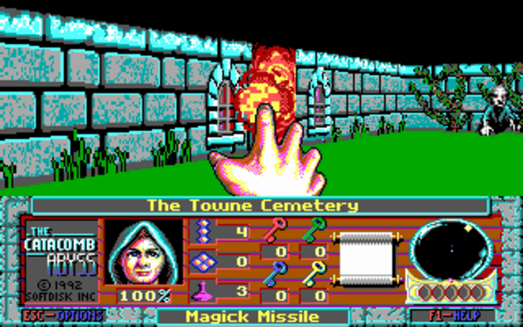 Gameplay screen of The Catacomb Abyss (2/8)