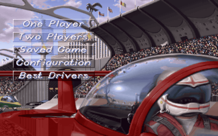 Gameplay screen of Slipstream 5000 (1/8)