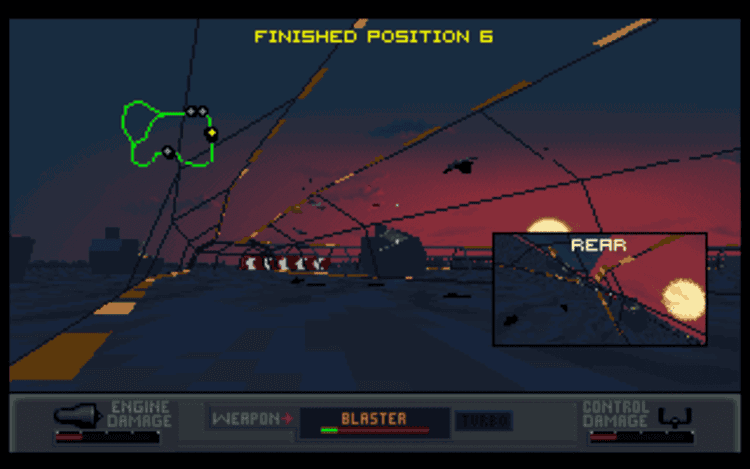 Gameplay screen of Slipstream 5000 (6/8)
