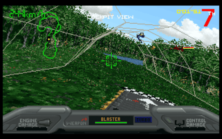 Gameplay screen of Slipstream 5000 (8/8)