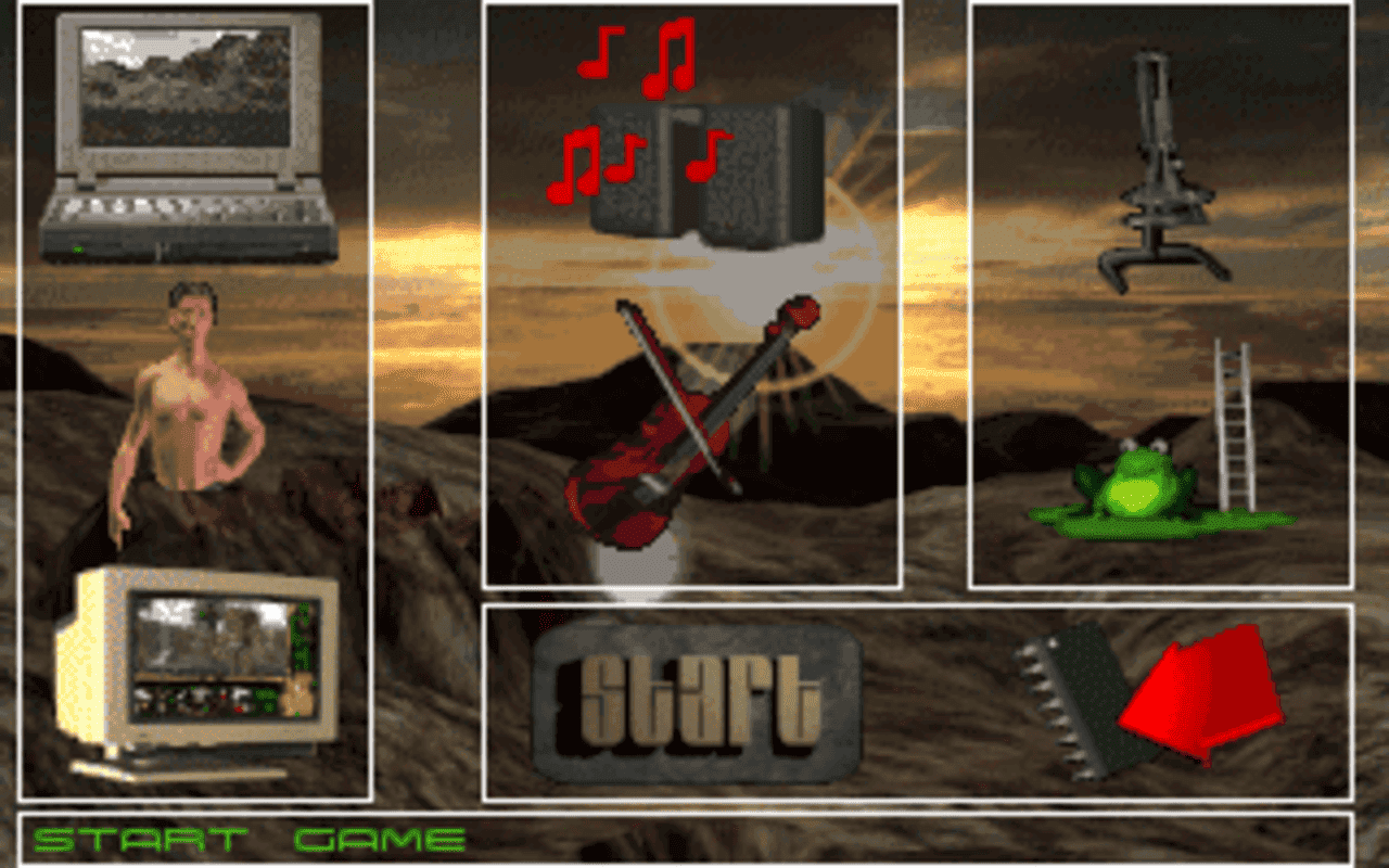 Gameplay screen of Robinson's Requiem (2/8)