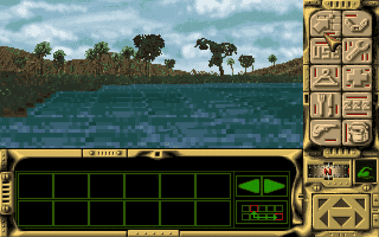 Gameplay screen of Robinson's Requiem (3/8)