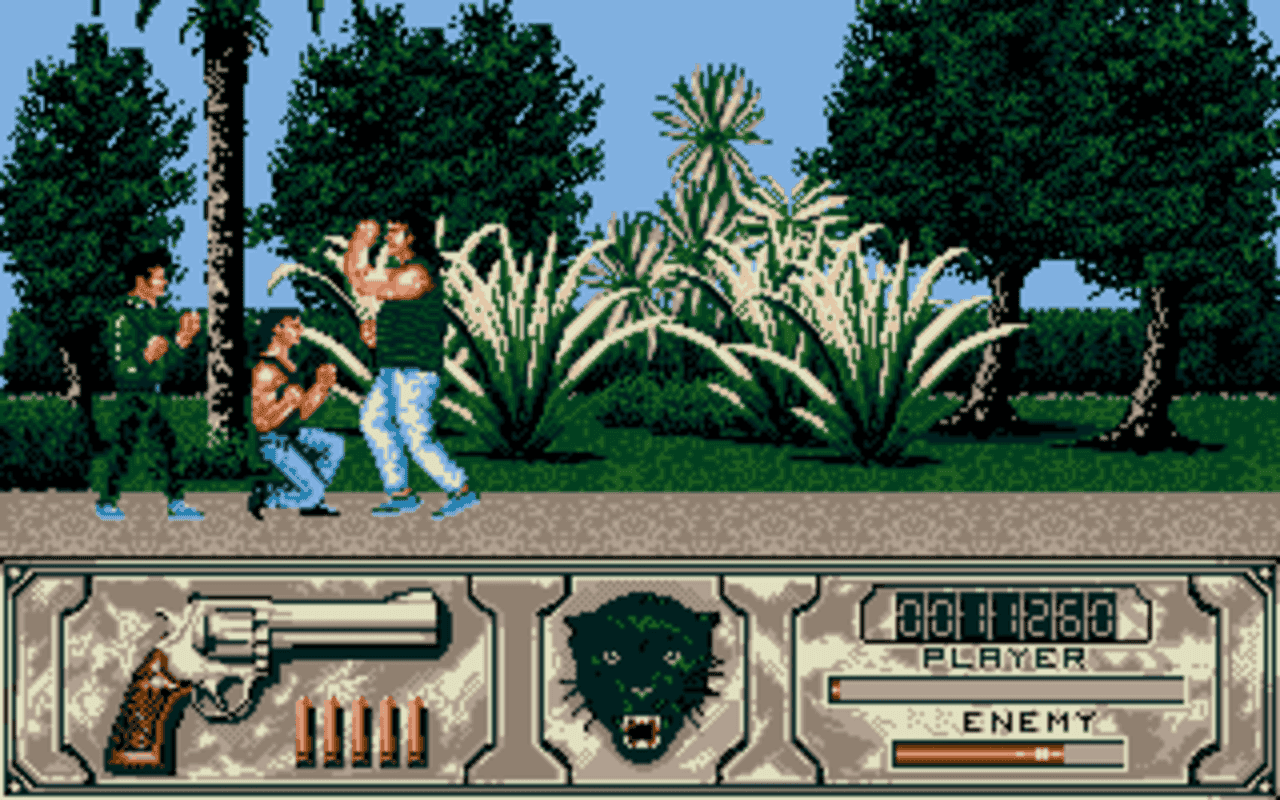 Gameplay screen of Wild Streets (1/8)