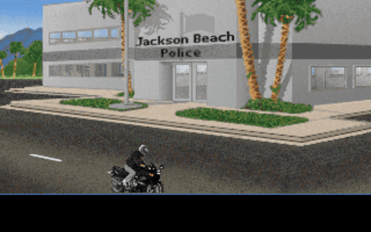 Gameplay screen of Blue Force (1/8)