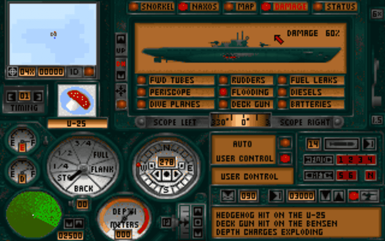 Gameplay screen of Wolf Pack (8/8)