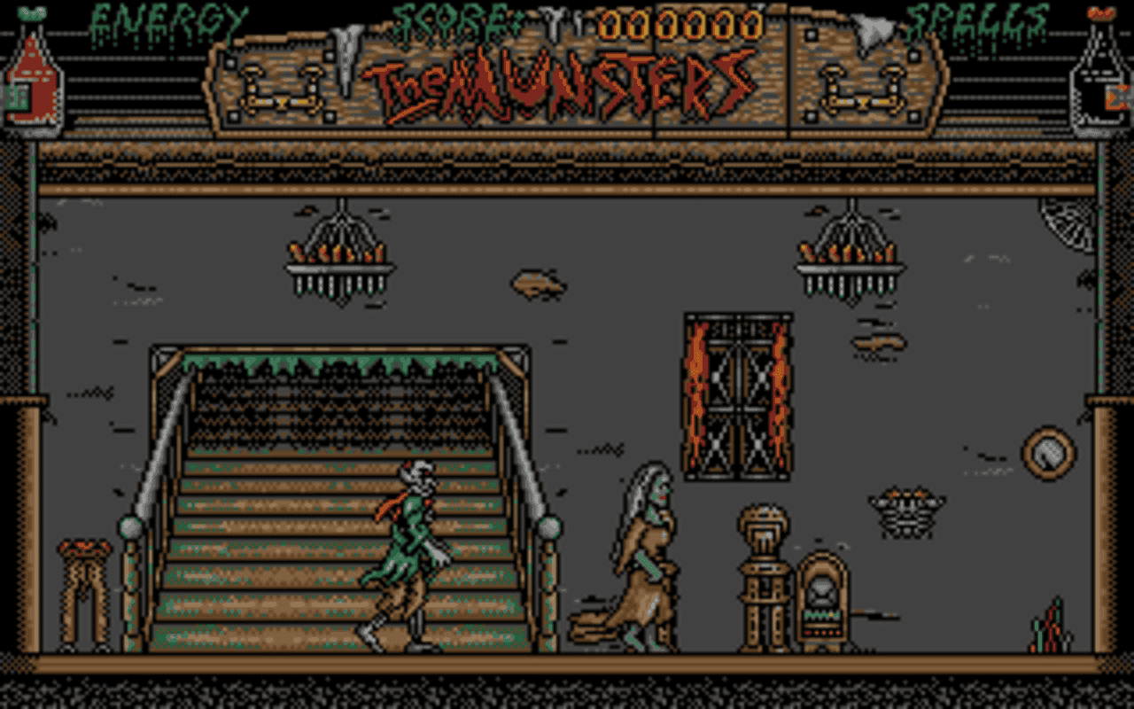 Gameplay screen of The Munsters (3/4)
