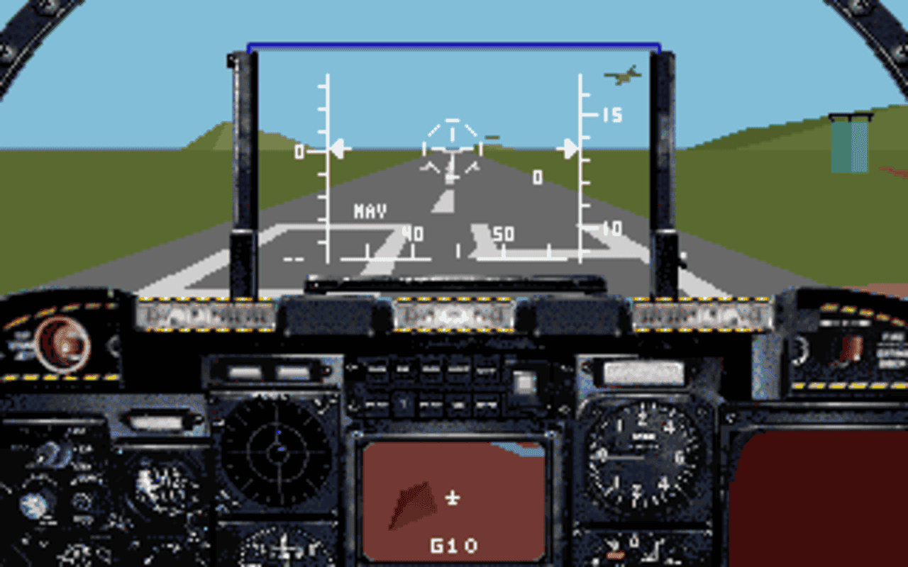 Gameplay screen of A-10 Tank Killer (7/8)