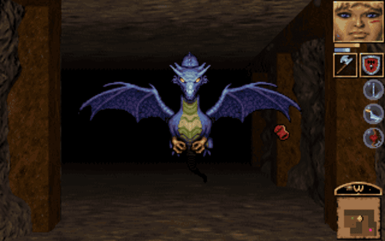 Gameplay screen of Anvil of Dawn (6/8)