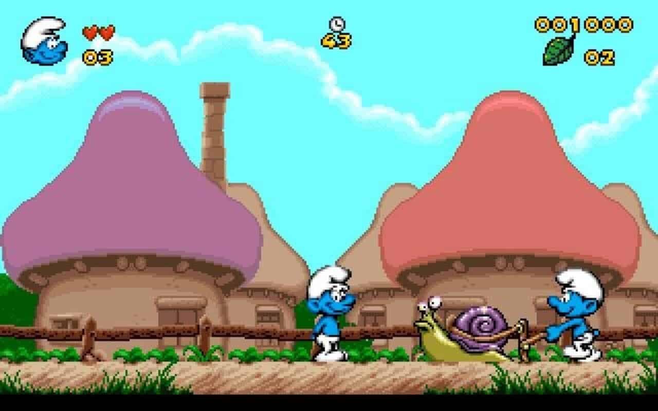 Gameplay screen of The Smurfs (7/7)