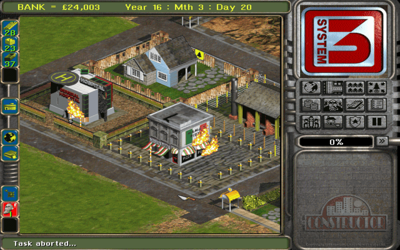 Gameplay screen of Constructor (6/8)