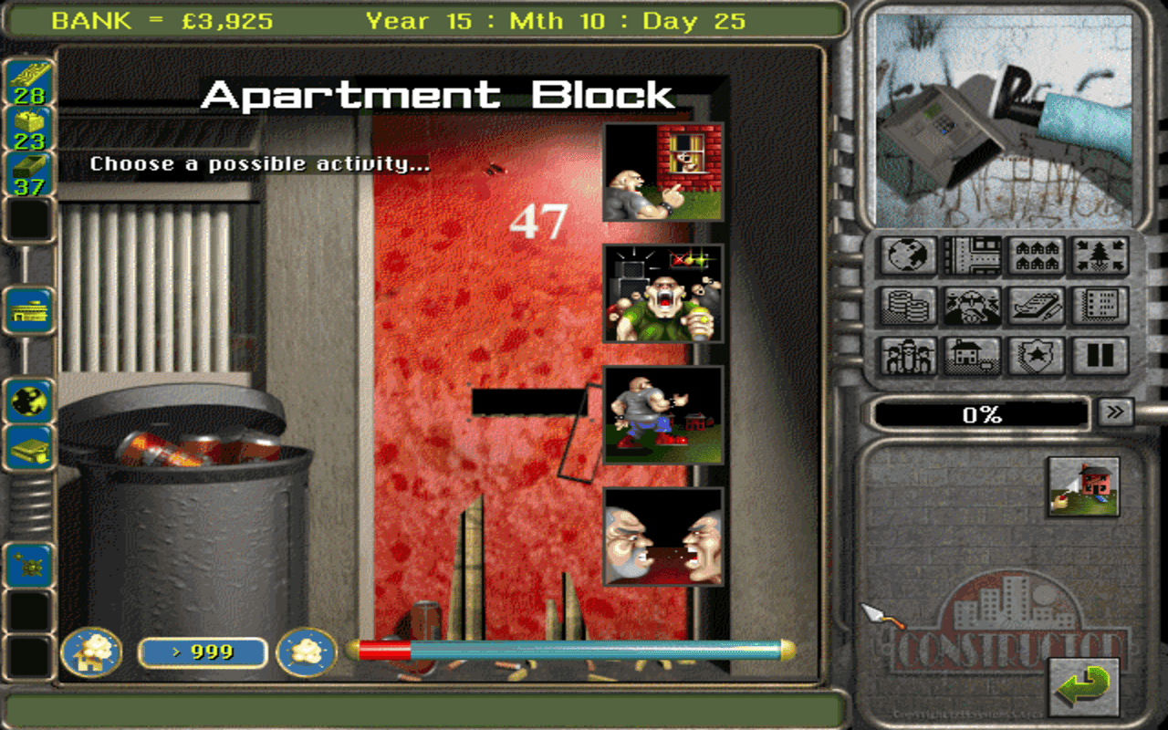 Gameplay screen of Constructor (8/8)