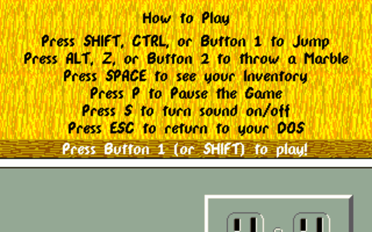 Gameplay screen of Tom & Jerry (2/4)