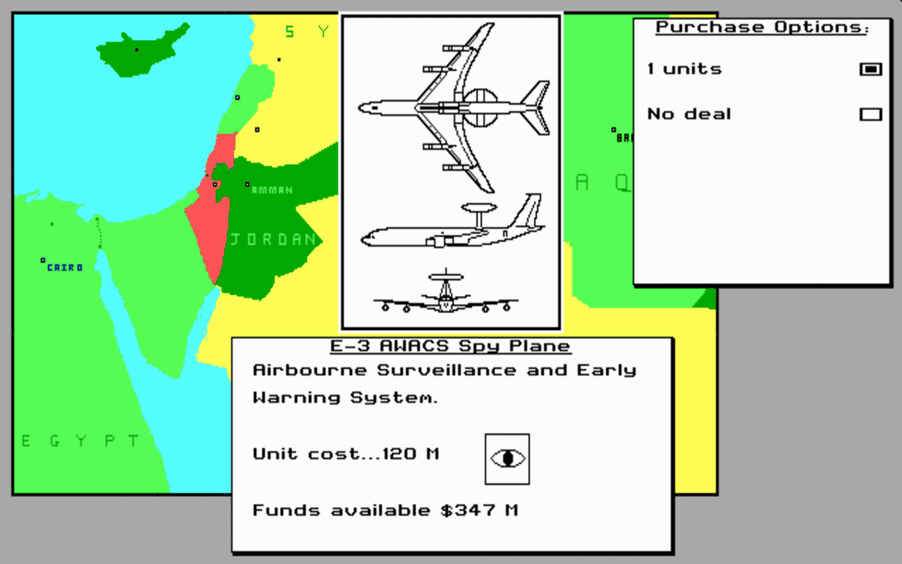 Gameplay screen of Conflict (1/8)