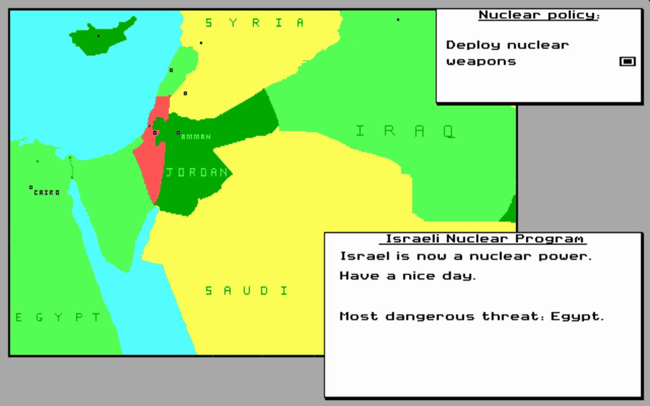 Gameplay screen of Conflict (2/8)
