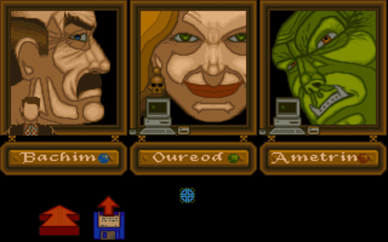 Gameplay screen of Dragon Lord (1/8)