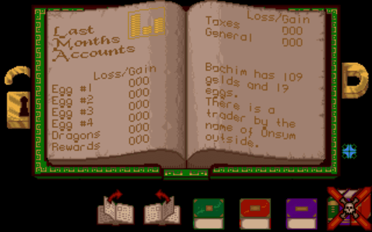 Gameplay screen of Dragon Lord (5/8)