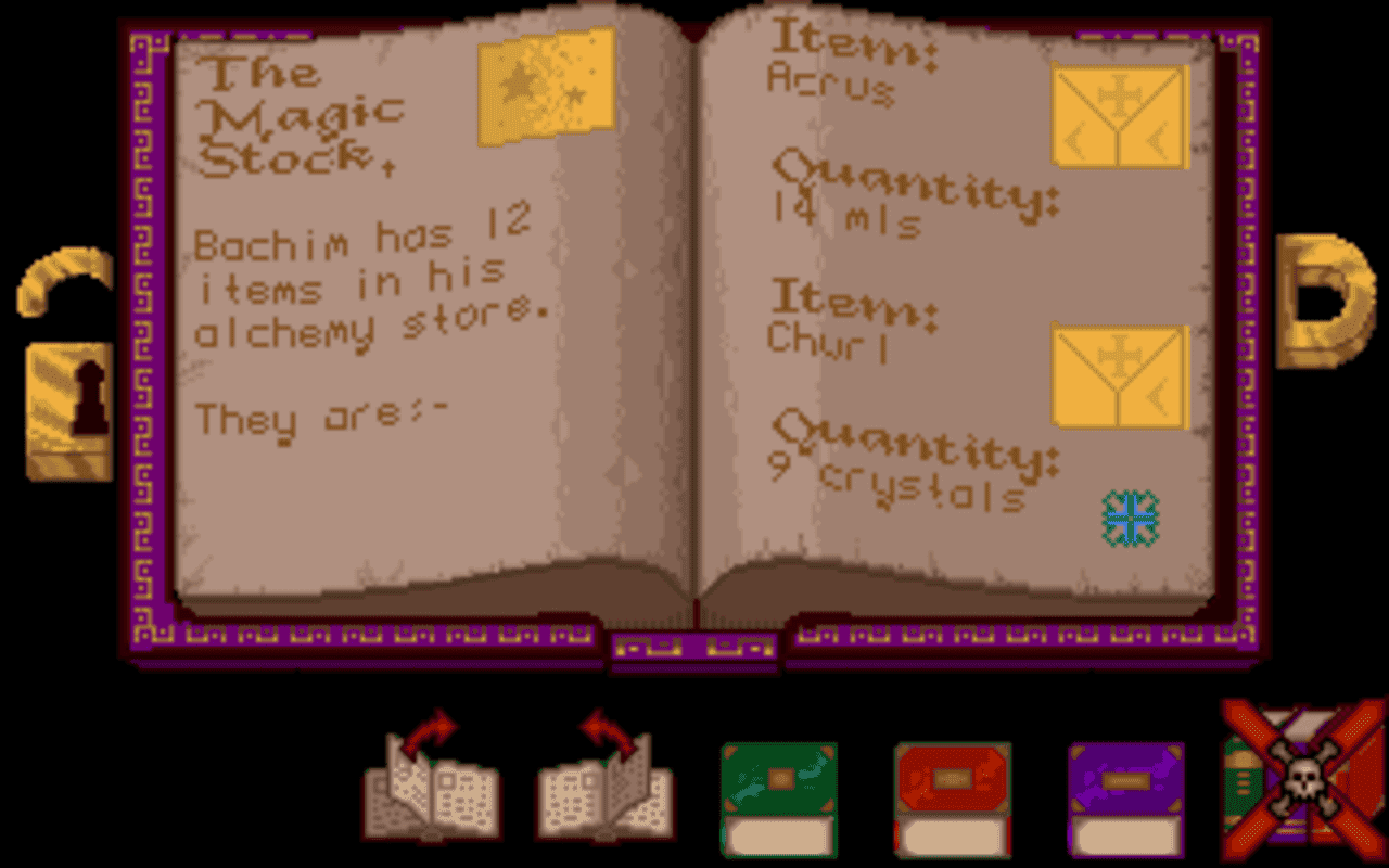 Gameplay screen of Dragon Lord (6/8)