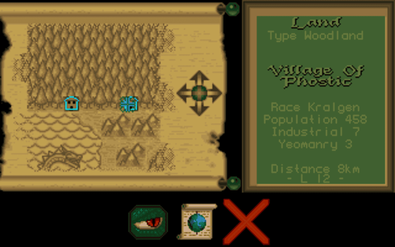 Gameplay screen of Dragon Lord (7/8)