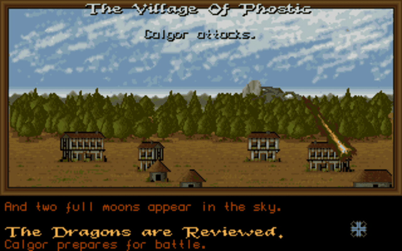 Gameplay screen of Dragon Lord (3/8)