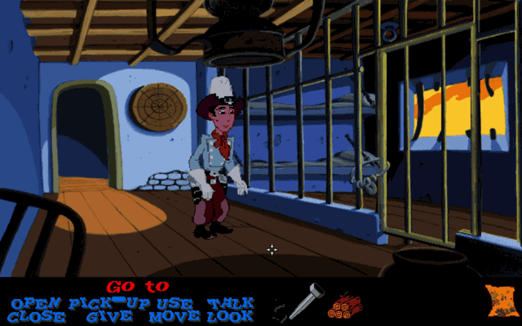 Gameplay screen of 3 Skulls of the Toltecs (2/8)