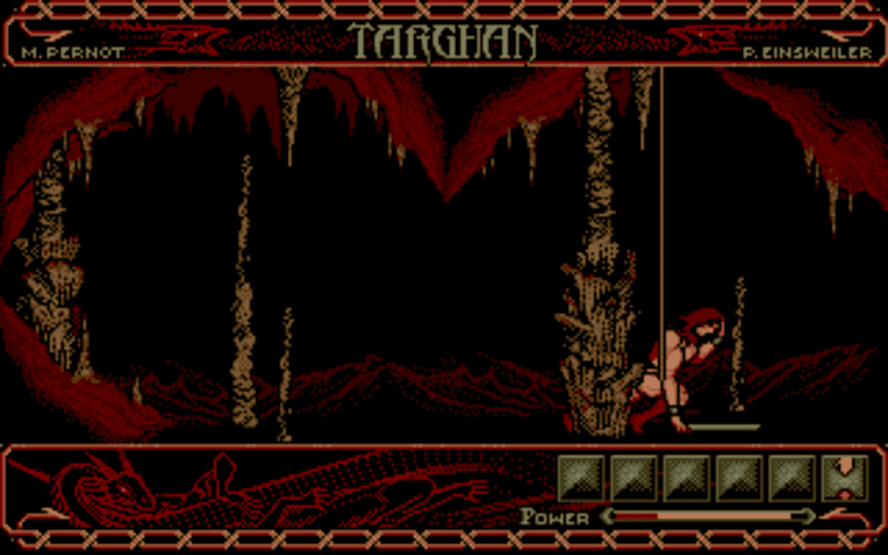 Gameplay screen of Targhan (3/4)