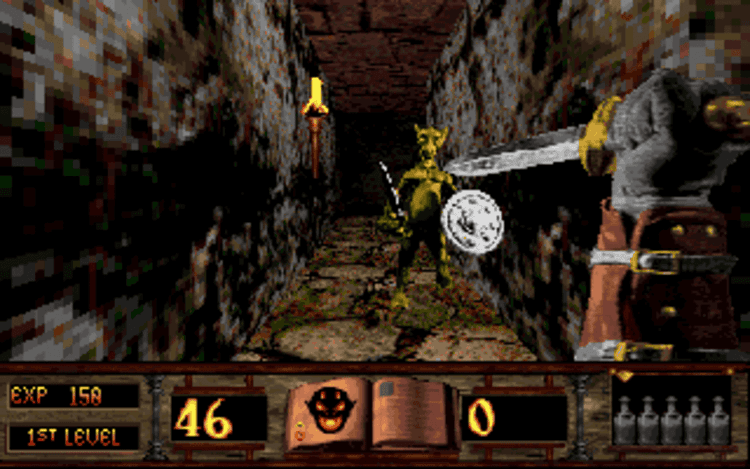 Gameplay screen of Witchaven (1/8)