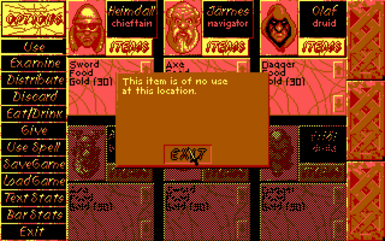 Gameplay screen of Heimdall (8/8)