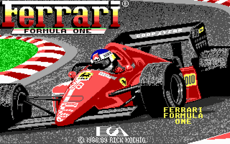 Gameplay screen of Ferrari Formula One (2/4)