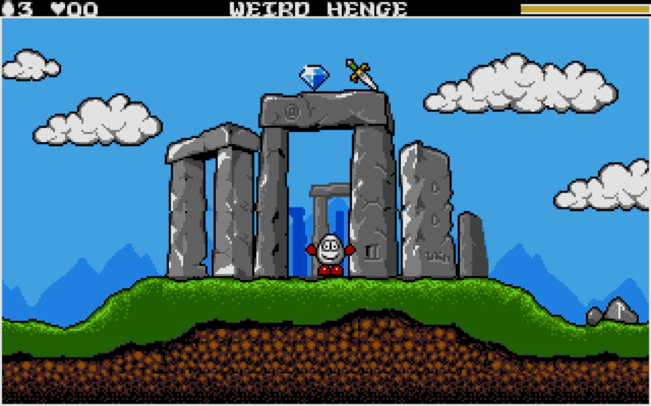 Gameplay screen of Magicland Dizzy (1/8)