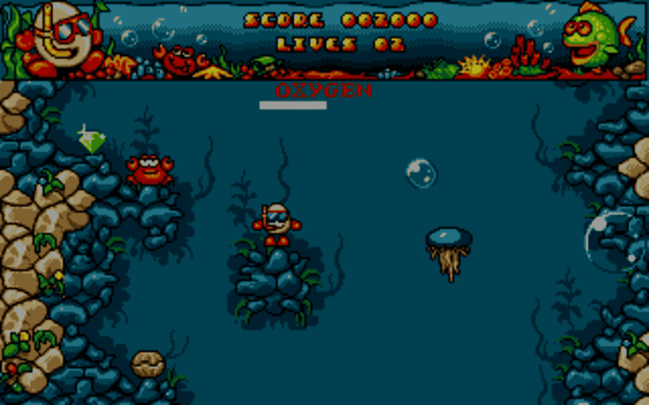 Gameplay screen of Bubble Dizzy (5/8)