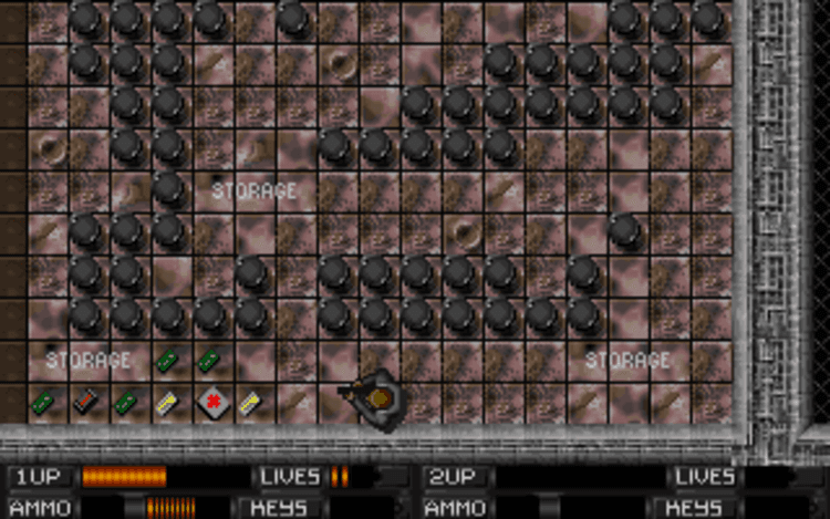 Gameplay screen of Alien Breed (2/4)