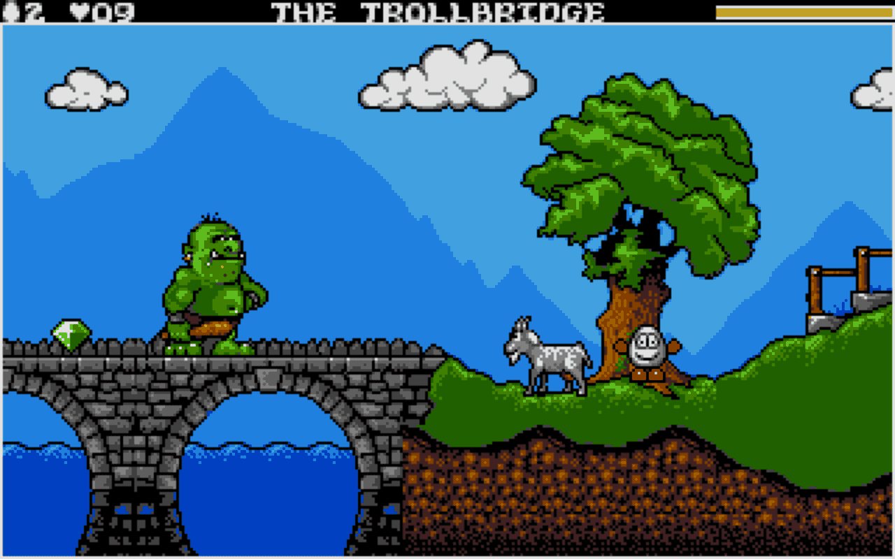 Gameplay screen of Magicland Dizzy (3/8)