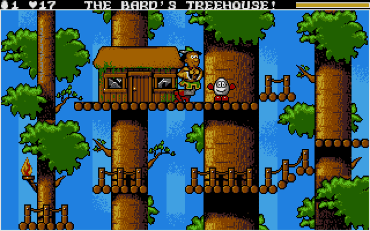 Gameplay screen of Magicland Dizzy (4/8)