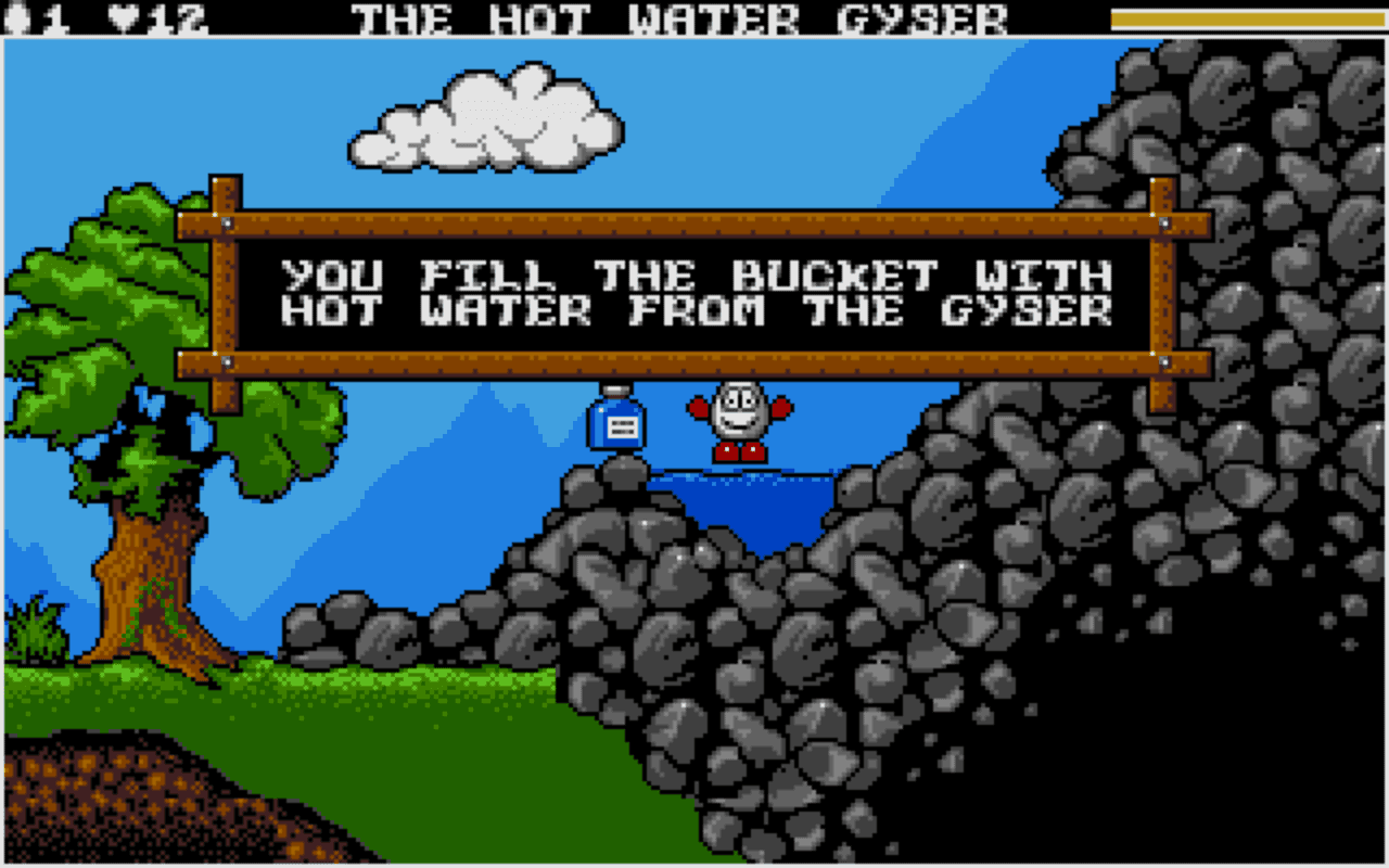 Gameplay screen of Magicland Dizzy (5/8)
