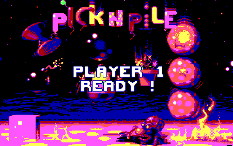 Gameplay screen of Pick 'n Pile (4/4)