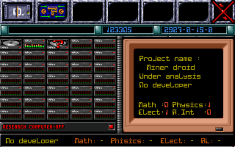 Gameplay screen of Reunion (2/8)