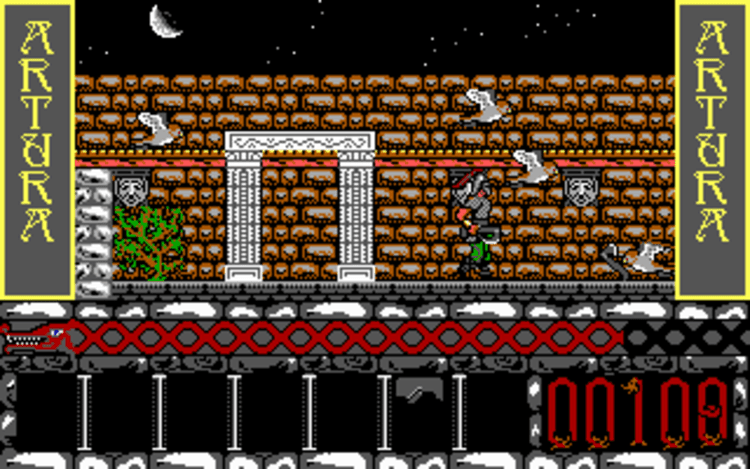 Gameplay screen of Artura (2/8)