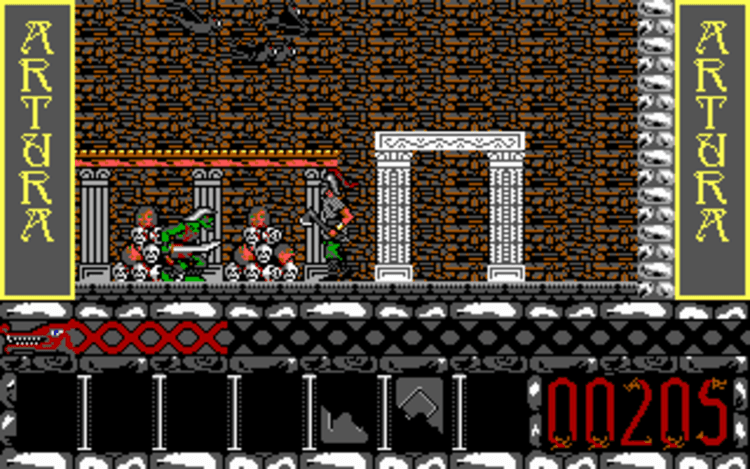 Gameplay screen of Artura (4/8)