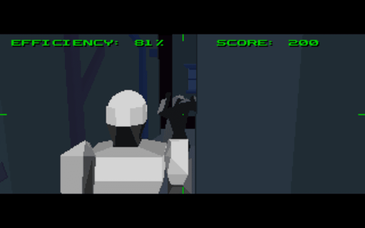 Gameplay screen of RoboCop 3D (8/8)