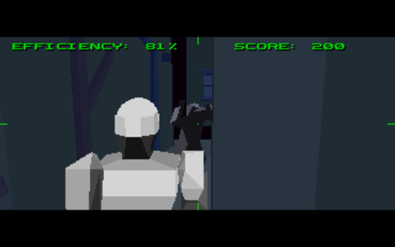 Gameplay screen of RoboCop 3D (8/8)