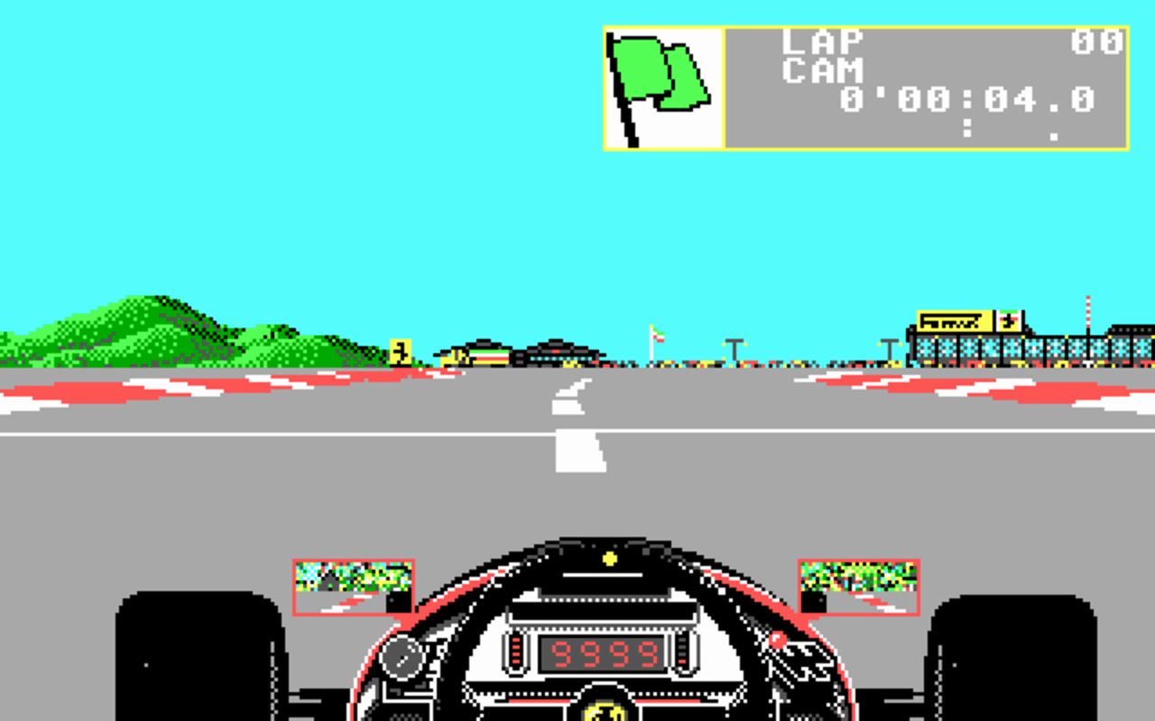 Gameplay screen of Ferrari Formula One (4/4)