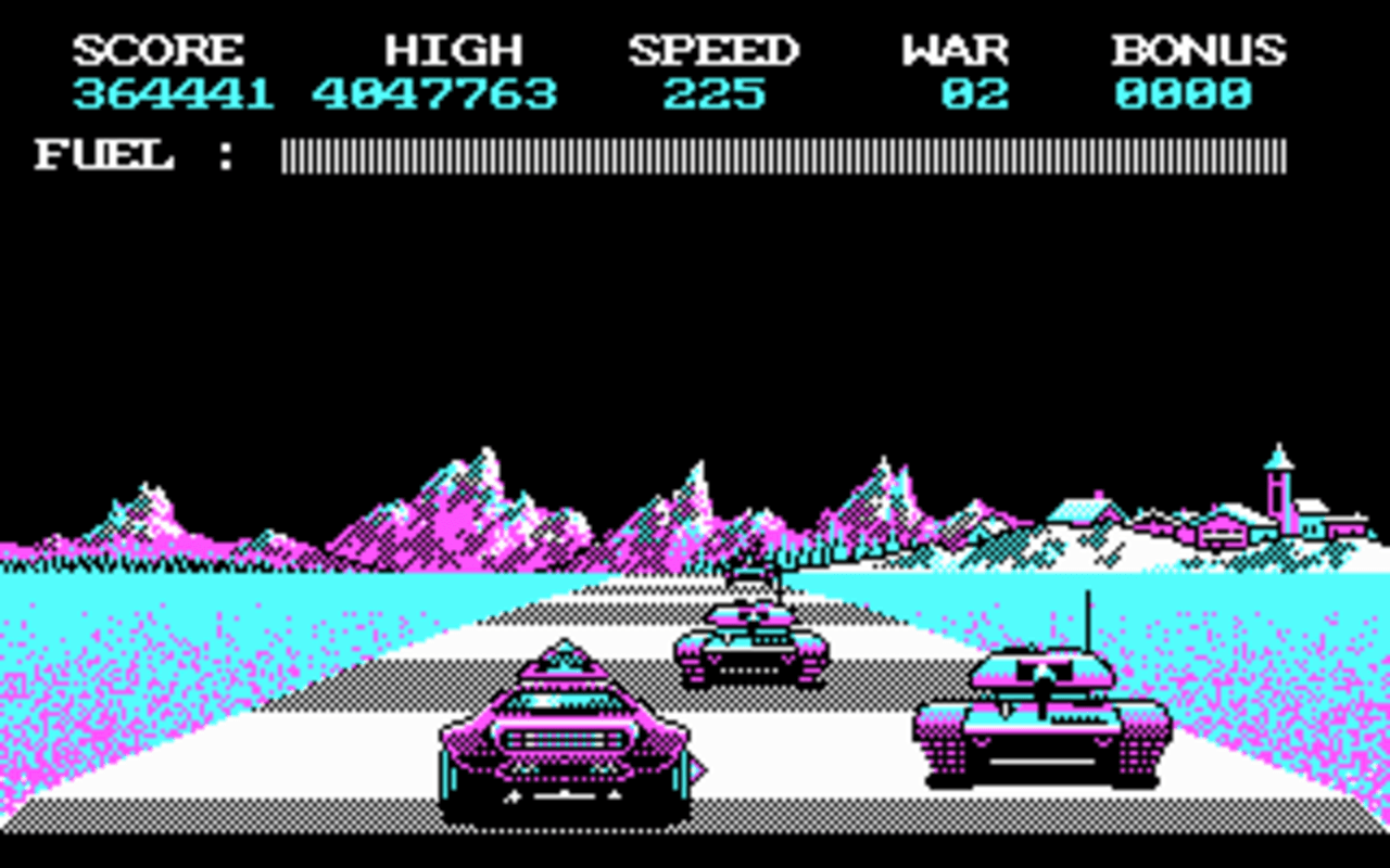 Gameplay screen of Fire and Forget (5/8)