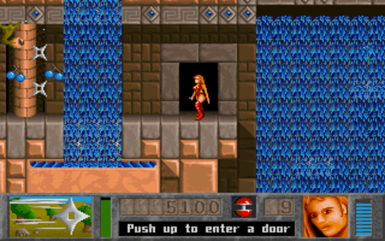 Gameplay screen of Vinyl Goddess from Mars (1/8)