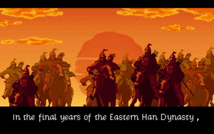 Gameplay screen of Sango Fighter (2/8)