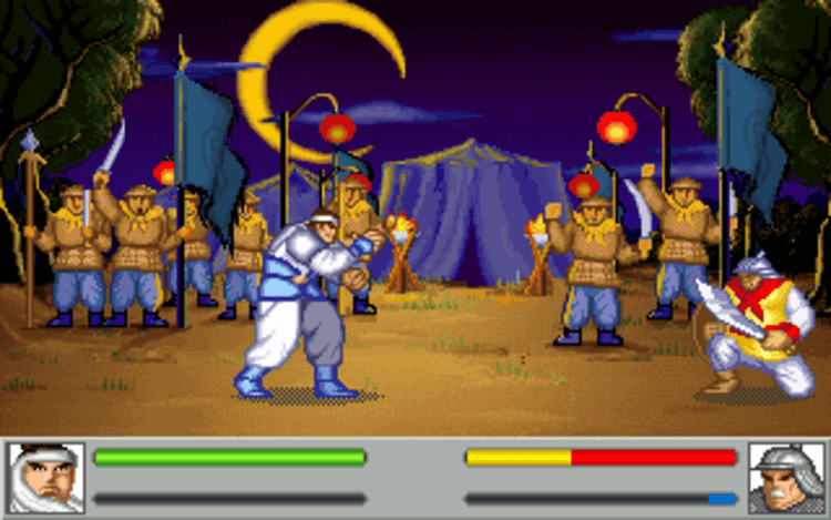 Gameplay screen of Sango Fighter (4/8)