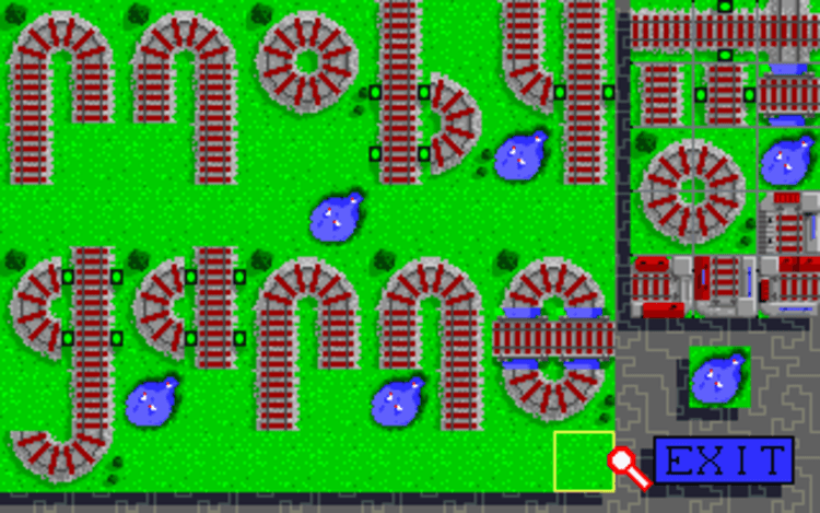 Gameplay screen of Locomotion (3/8)