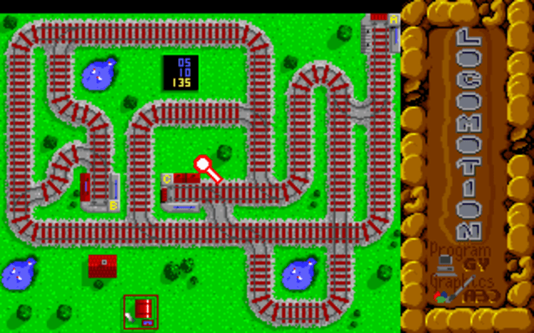 Gameplay screen of Locomotion (6/8)