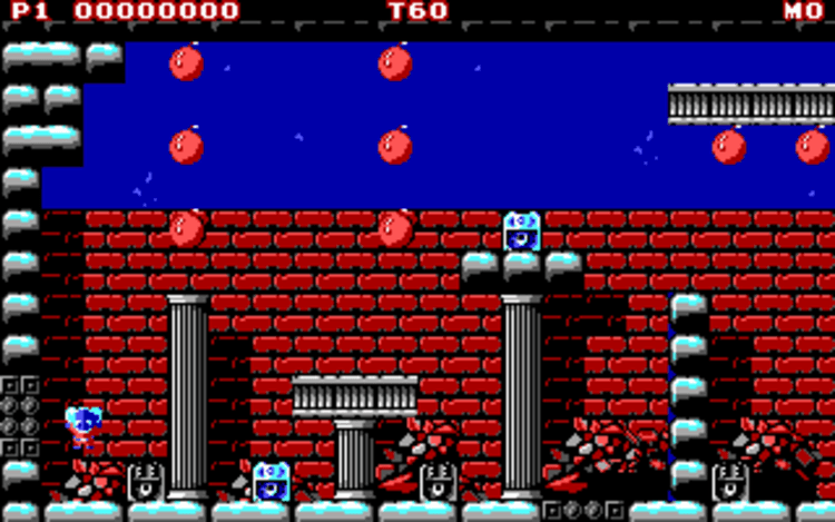 Gameplay screen of Mighty Bombjack (5/8)